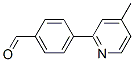 Structure of 4-(4-Methylpyridin-2-yl)benzaldehyde
