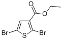 Structure of 3-Thiophenecarboxylicacid, 2,5-dibromo-, ethyl ester