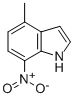 Structure of 4-METHYL-7-NITRO-1H-INDOLE