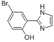 Structure of 4-BROMO-2-(1H-IMIDAZOL-2-YL)-PHENOL
