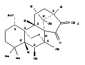 Structure of lasiokaurin