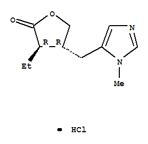 Structure of beta-Pilocarpine hydrochloride