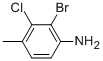 Structure of 2-BROMO-3-CHLORO-4-METHYLBENZENAMINE