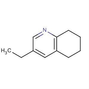 Structure of Quinoline, 3-ethyl-5,6,7,8-tetrahydro-