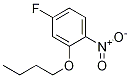2-Butoxy-4-fluoro-1-nitrobenzene结构式