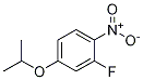 2-Fluoro-4-isopropoxy-1-nitrobenzene结构式