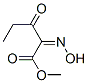 Structure of PENTANOIC ACID 2-(HYDROXYIMINO)-3-OXO-,METHYL ESTER,(2Z)-