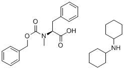 Structure of N-ALPHA-BENZYLOXYCARBONYL-N-ALPHA-METHYL-L-PHENYLALANINE DICYCLOHEXYLAMINE