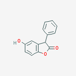 Structure of 5-hydroxy-3-phenyl-1-benzofuran-2(3H)-one