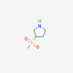Structure of (S)-3-(Methylsulfonyl)pyrrolidine