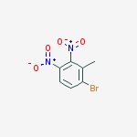 1-Bromo-2-methyl-3,4-dinitrobenzene结构式