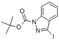 N-(叔丁氧羰基)-3-碘吲唑结构式