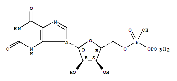Xanthosine5'-(trihydrogen diphosphate) (9CI)结构式