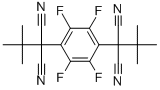 Structure of ALPHA,ALPHA-DI-TERT-BUTYL-ALPHA,ALPHA-DICYANO-2,3,5,6-TETRAFLUORO-1,4-BENZENEDIACETONITRILE