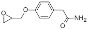 Structure of 2-[4-(2,3-EPOXYPROPOXY)PHENYL]ACETAMIDE
