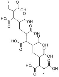 Structure of Acrylic acid maleic acid copolymer