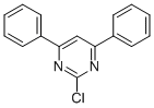 2-氯-4,6-二苯基-1,3-嘧啶结构式