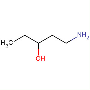 Structure of 3-Pentanol, 1-amino-