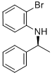 Structure of Benzenemethanamine, N-(2-bromophenyl)-a-methyl-, (aS)-