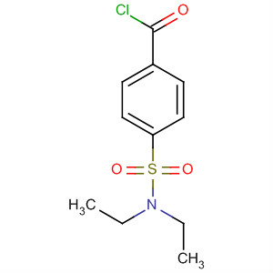 Benzoyl chloride, 4-[(diethylamino)sulfonyl]-结构式