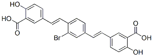 Structure of 1-BROMO-2,5-BIS(3-CARBOXY-4-HYDROXYSTYRYL)BENZENE