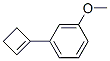Benzene,1-(1-cyclobuten-1-yl)-3-methoxy-结构式