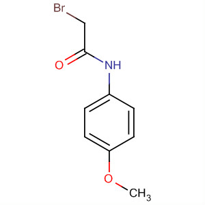2-溴-N-(4-甲氧基苯)乙酰胺结构式