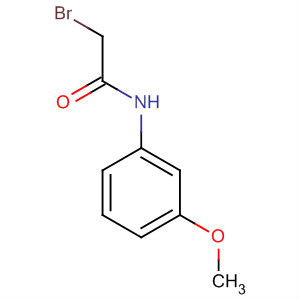 2-溴-N-(3-甲氧苯基)乙酰胺结构式
