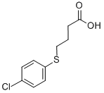4-(4-CHLORO-PHENYLSULFANYL)-BUTYRIC ACID结构式