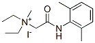 Structure of 2-[(2,6-DIMETHYLPHENYL)AMINO]-N,N-DIETHYL-N-METHYL-2-OXOETHANAMINIUM IODIDE