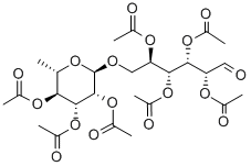 Structure of RUTINOSE HEPTAACETATE