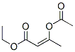 Structure of ethyl 3-acetoxy-2-butenoate