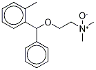 Structure of N,N-Dimethyl-2-[(o-methyl-α-phenylbenzyl)oxy]ethanamine N-oxide