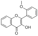 Chemical structure of 3-HYDROXY-2-METHOXYFLAVONE