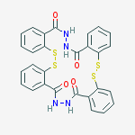 N,N'-BIS(2,2'-DITHIOSALICYL)HYDRAZIDE结构式