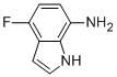 Structure of 1H-Indol-7-amine,4-fluoro-