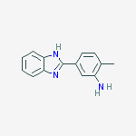 5-(1H-benzimidazol-2-yl)-2-methylaniline结构式