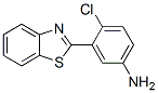 Structure of Benzenamine, 3-(2-benzothiazolyl)-4-chloro-