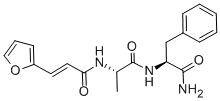 Structure of 3-(2-FURYL)ACRYLOYL-ALA-PHE-NH2