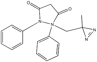Structure of N-(2,2-Azopropyl)-1,2-diphenyl-3,5-pyrazolidinedione