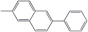 2-Methyl-6-phenylnaphthalene结构式