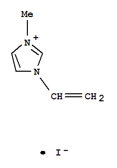 1-ethenyl-3-methyl-1H-imidazol-3-ium结构式