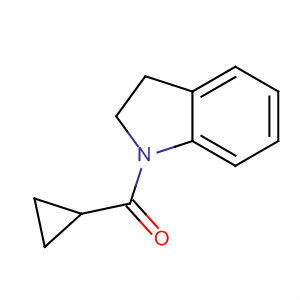 1H-Indole, 1-(cyclopropylcarbonyl)-2,3-dihydro-结构式