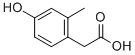 4-HYDROXY-2-METHYLPHENYLACETIC ACID结构式