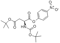Structure of BOC-ASP(OTBU)-ONP