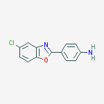 Benzenamine, 4-(5-chloro-2-benzoxazolyl)-结构式