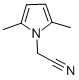 Structure of 1H-Pyrrole-1-acetonitrile, 2,5-dimethyl-