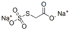 Structure of disodium (sulphonatothio)acetate