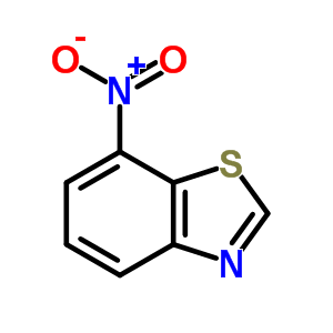 Structure of benzothiazole, 7-nitro-