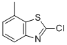 Structure of Benzothiazole,2-chloro-7-methyl-